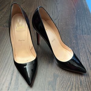 Christian Louboutin patent leather pumps